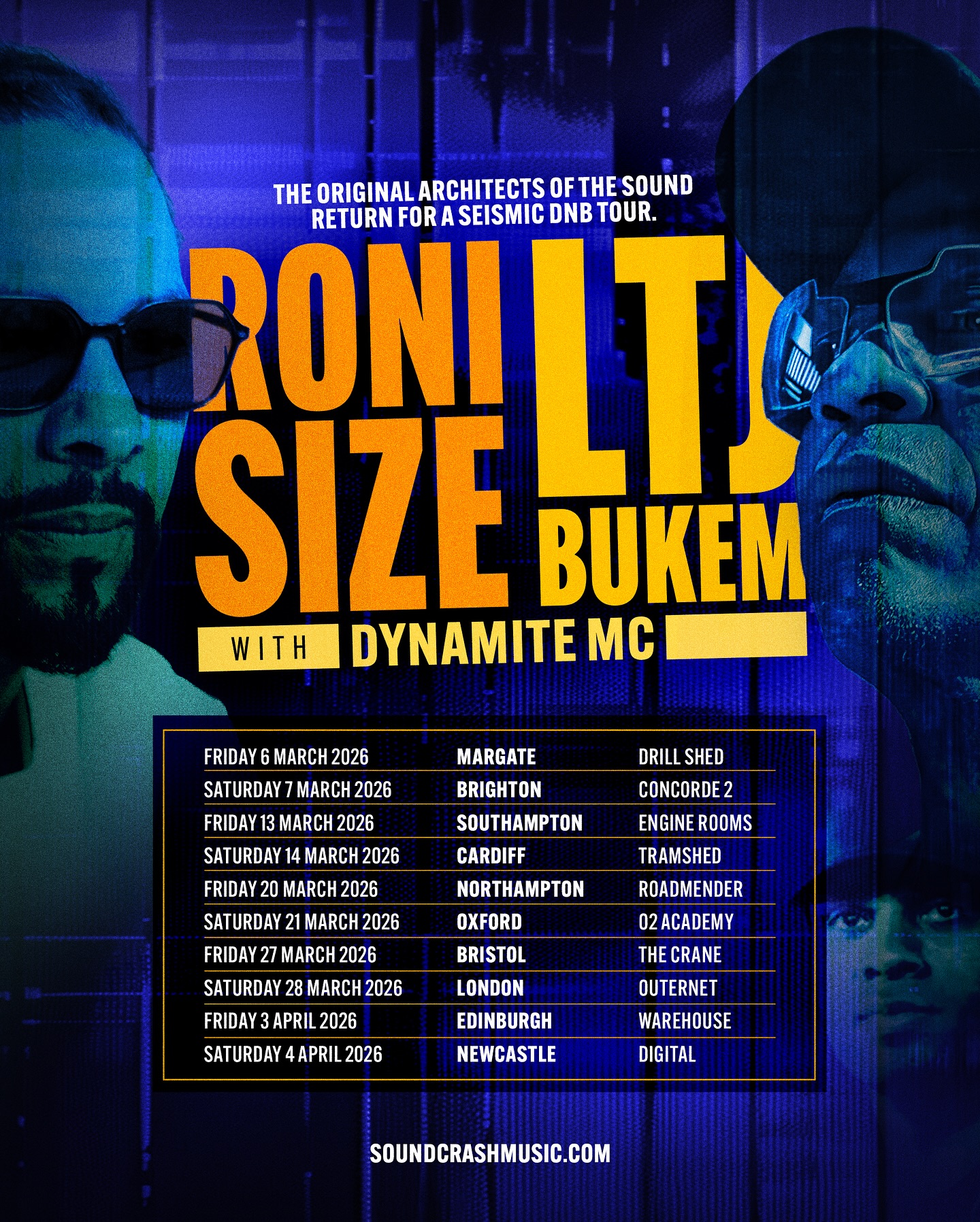 LTJ Bukem Tour Poster 2026